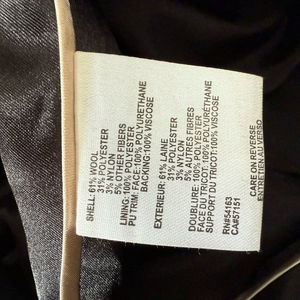 Calvin Klein Black Outerwear - Picture 5 of 5